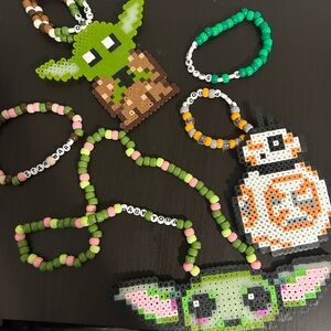 Rave/Festival Kandi Bracelets and necklace